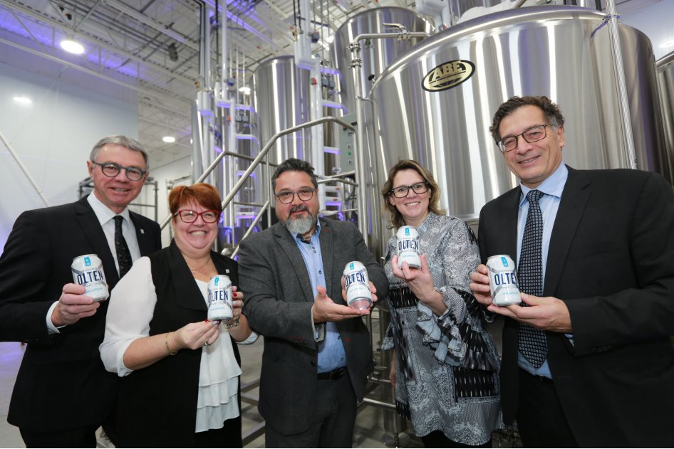 Investissement de 2 M$ : Brasserie Olten inaugure ses installations à Saint-Hyacinthe