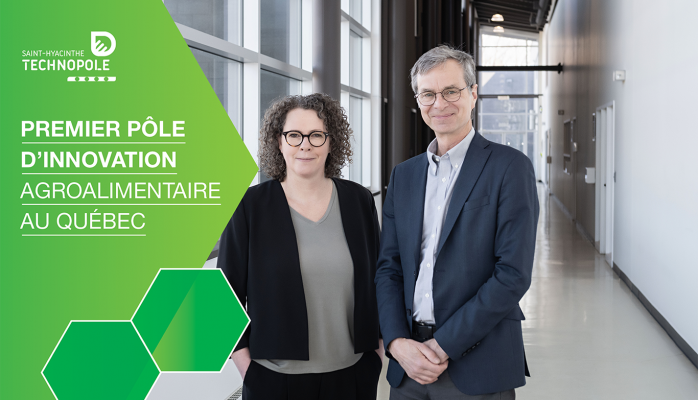 Maryse Dumont et Jean-Pierre Lavoie élus présidente et vice-président du consortium porteur du projet de zone d’innovation en agroalimentaire de Saint-Hyacinthe