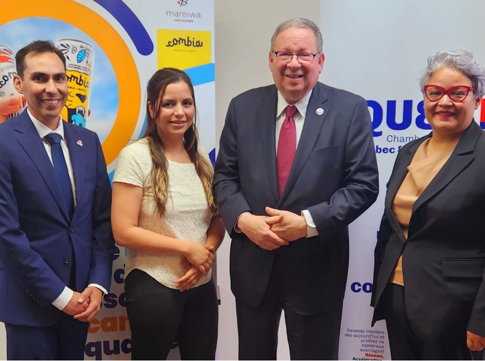 Mareiwa Café reçoit l&rsquo;ambassadeur des États-Unis à son usine de Saint-Damase
