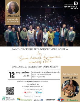 Invitation à la soirée d'accueil 2023