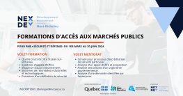 Formation d'accès aux marchés publics