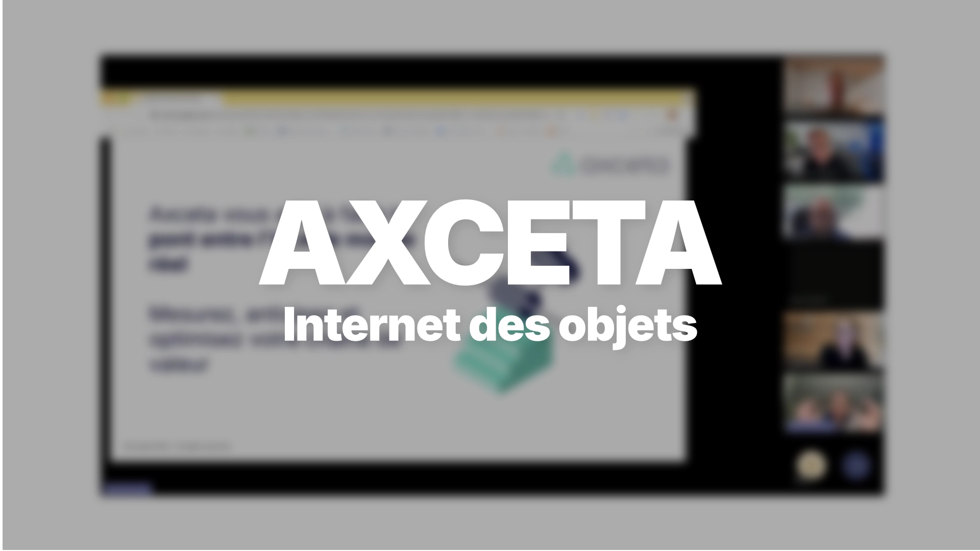 Webinaire | Axceta - Internet des objets