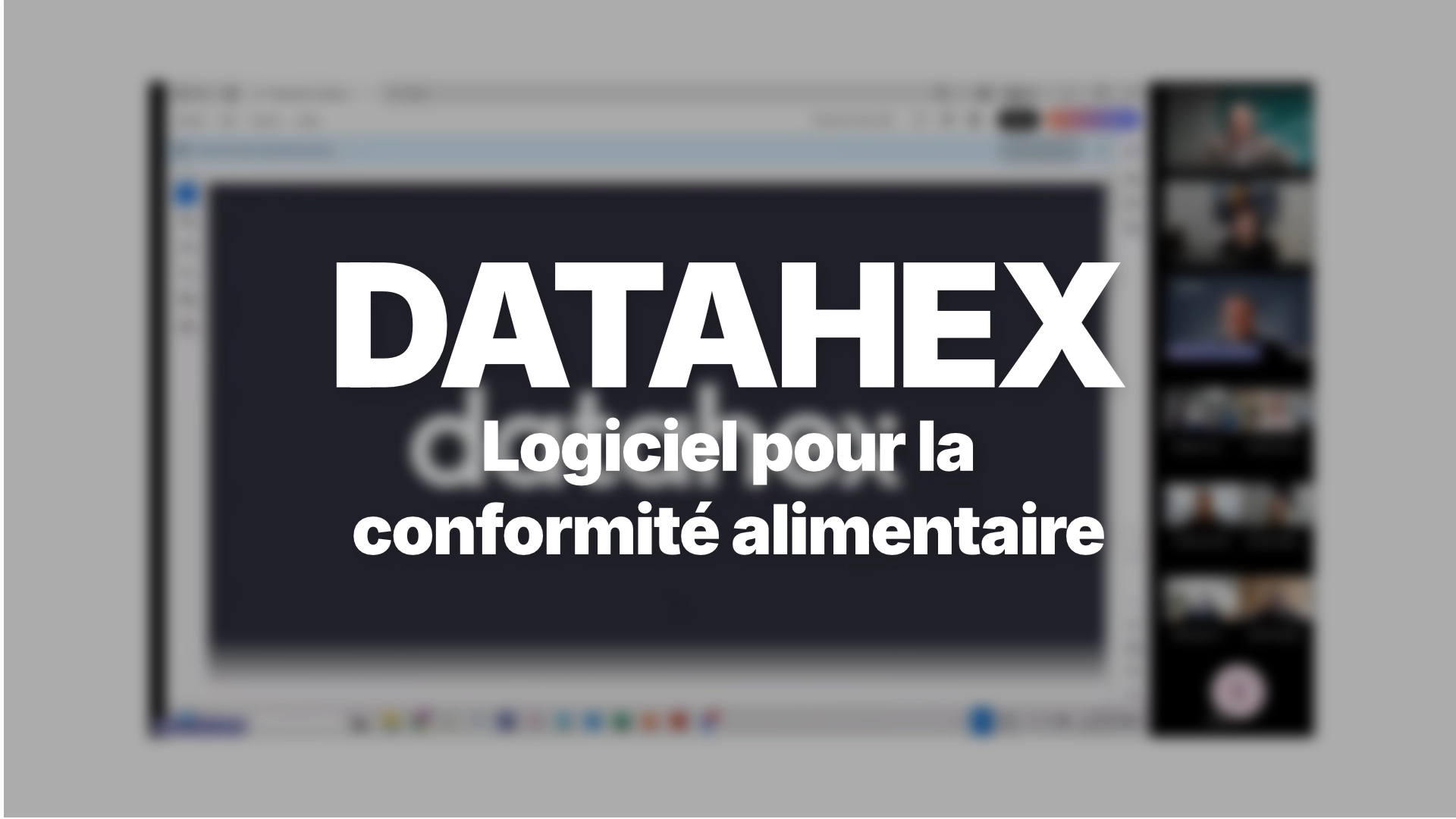 Webinaire | Datahex - Logiciel pour la conformité alimentaire
