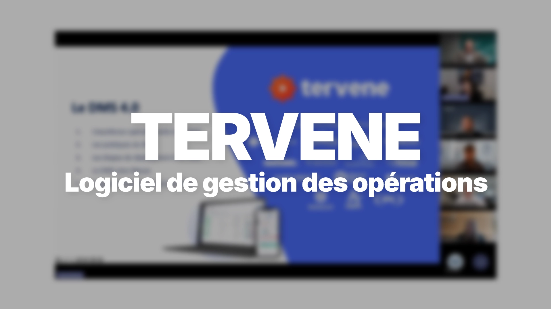 Webinaire | Tervene - Logiciel de gestion des opérations